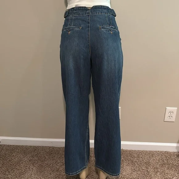 Pilcro The Pleated Baggy Jeans size 26P - Picture 12 of 13